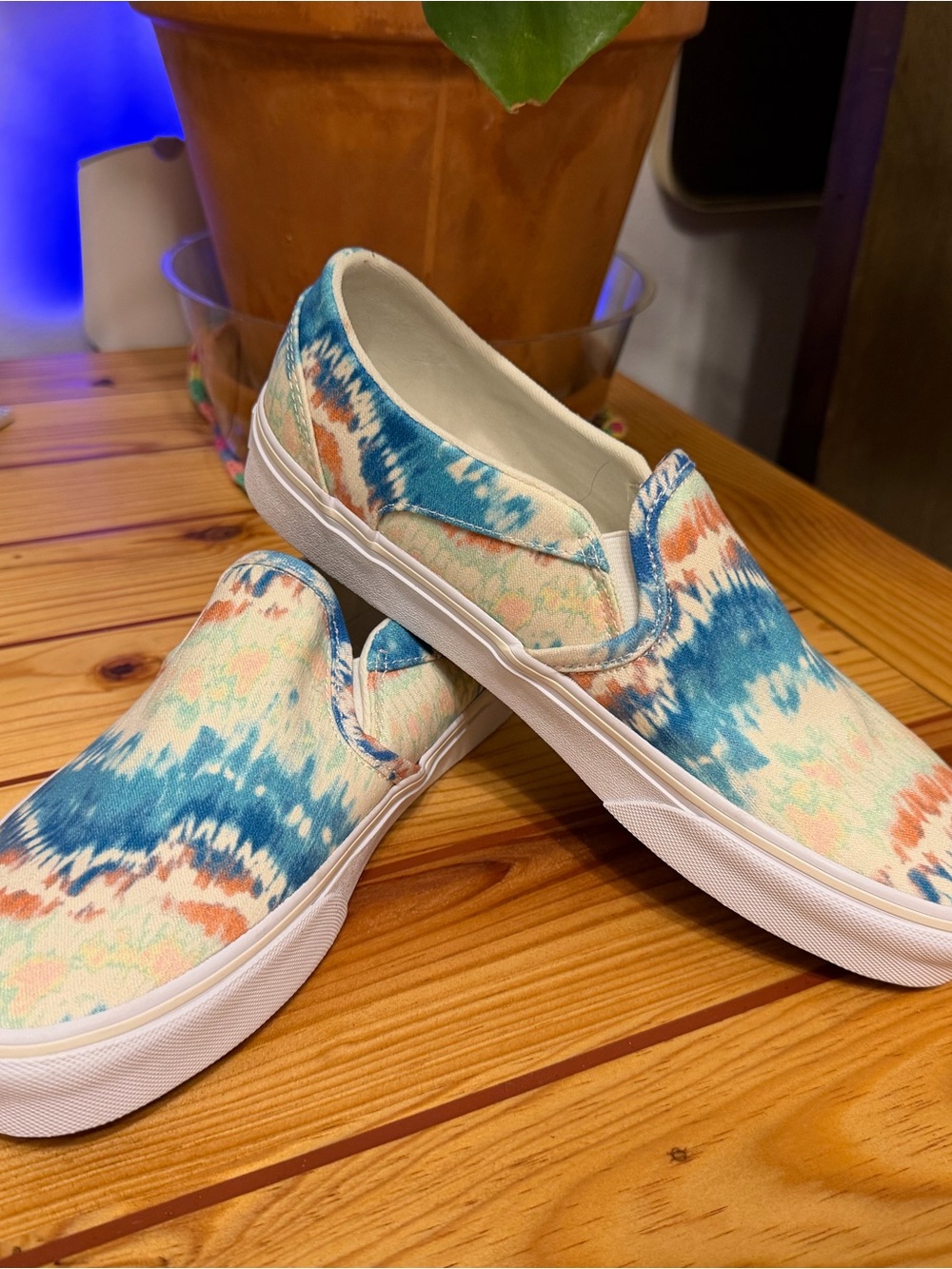 Vans off the Wall Classic Slip On tie dye